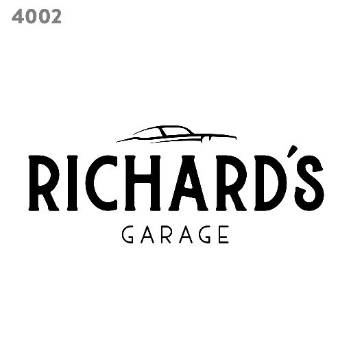 Garage workshop logo template 4002