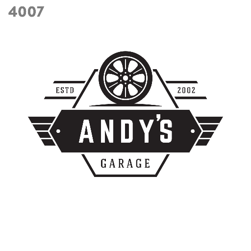 Garage workshop logo template 4007