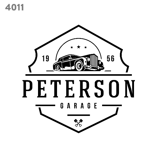 Garage workshop logo template 4011