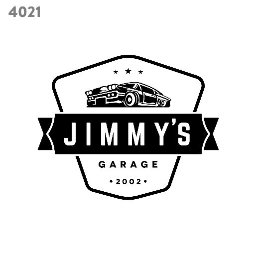 Garage workshop logo template 4021