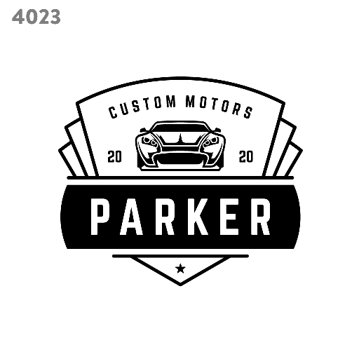 Garage workshop logo template 4023