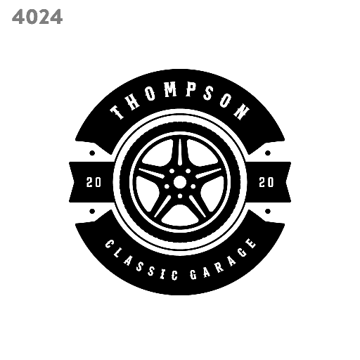 Garage workshop logo template 4024