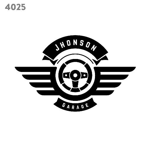 Garage workshop logo template 4025