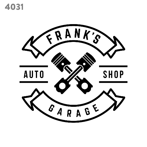 Garage workshop logo template 4031