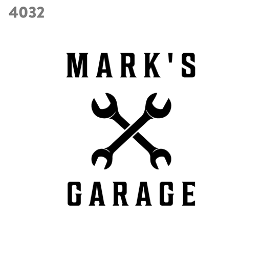 Garage workshop logo template 4032